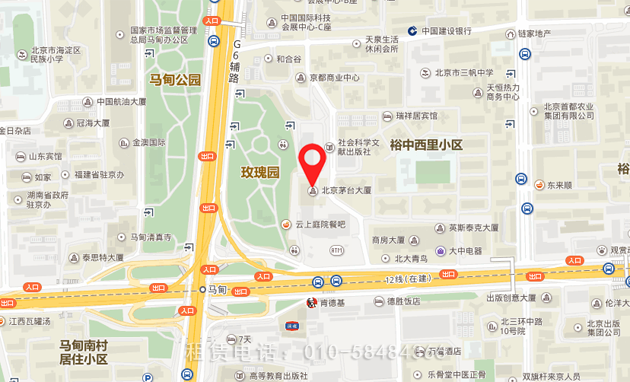 茅台大厦地图